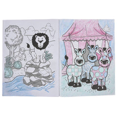 ZOO ANIMAL COLORING BOOK 9X11" (12PGS/BOOK) LLB kids toys
