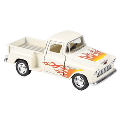 Flame Print 1955 Chevy Stepside Pick-Up Toy Car (5"Die-Cast)