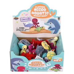 1.5" Flocked Micro Aquatic Assortment - LLB Toys