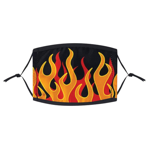 FLAME FACE MASK ADULT SIZE LLB kids toys