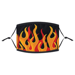 FLAME FACE MASK ADULT SIZE LLB kids toys
