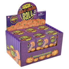 3" Jack O Lantern Squeezy Sugar Ball- Halloween - LLB Toys
