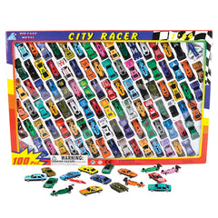 100 PCS DIE-CAST VEHICLE SET 1:64 SCALE LLB Car Toys