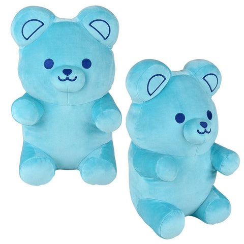 16" Blue Yummy Bear Pillow - LLB Toys