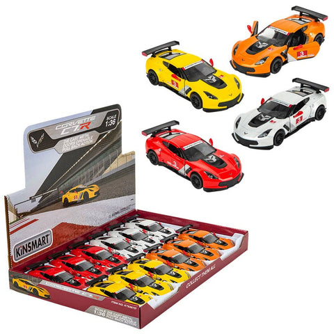 5" DIE-CAST 2016 CORVETTE C7.R RACE CAR LLB Car Toys