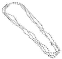 33" 7 mm SILVER BEADS LLB kids toys