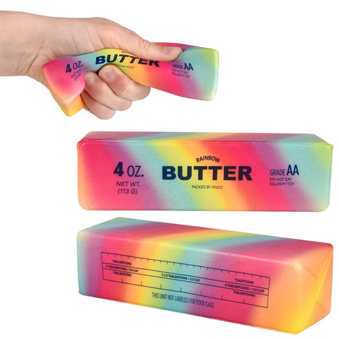 5.3" Super Soft Slow Rise Rainbow Butter Squish - LLB Toys