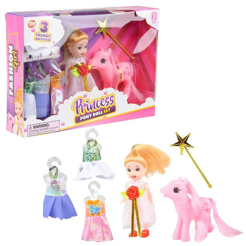 DOLL SET 7.5" X 5.5" LLB kids Accessories