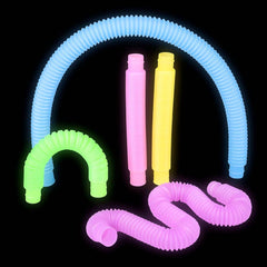 9" GLOW IN THE DARK POP FIDGET TUBE LLB Fidget Toys