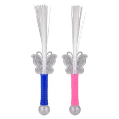 14.5" Light-Up Butterfly Fiber Wand- LLB Toys