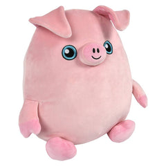 12" Squishy-Ishy Pig And Cow - LLB Toys