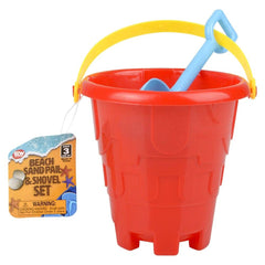 6" Beach Sand Pail & Shovel Set  - LLB Toys
