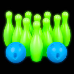 4.5" GLOW IN THE DARK BOWLING SET LLB kids toys