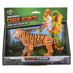 5" TIGER ROBOT ACTION FIGURE LLB kids toys