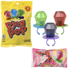 Peg Bag Ring Pop 3 Pack 12ct - LLB Toys