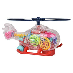 8" LIGHT-UP TRANSPARENT HELICOPTER LLB Light-up Toys
