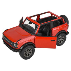 5" Diecast Pull Back 2022 Ford Bronco Open Top LLB Car Toys