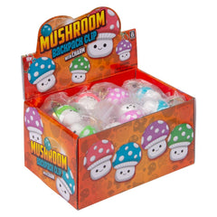 2" Mushroom Charm Wristlet Backpack Keyring 24ct - LLB Toys