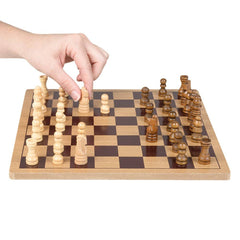 10" WOODEN CHESS SET