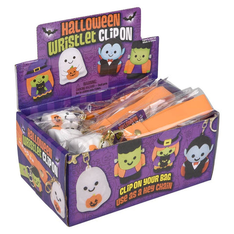 Halloween Wristlet Clip On 4" 12ct - LLB Toys