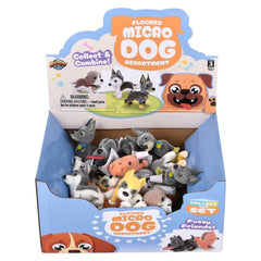 1.5" Flocked Micro Dog Assortment - LLB Toys