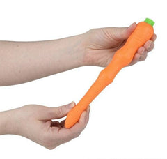 Stretch and Squeeze Carrot 5.5" Squishy Toy 12ct - LLB Toys