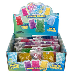 4" Sticky Squish Yummy Bears - LLB Toys