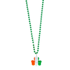 33" IRISH FLAG SHAMROCK BEADS LLB kids toys
