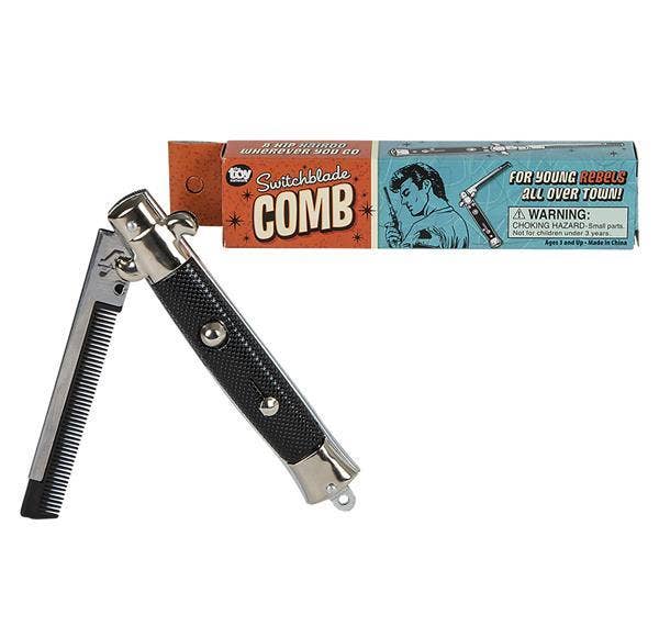 Switch Blade Comb in Display Novelty Toy 12ct - LLB Toys