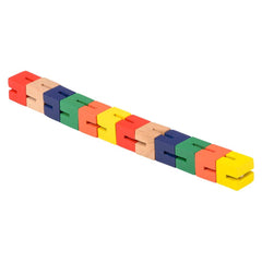 6" WOODEN TWIST CUBE LLB Wood Toy - Kids