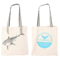 16" SHARK TAIL ECO-FRIENDLY CANVAS BAG LLB kids toys