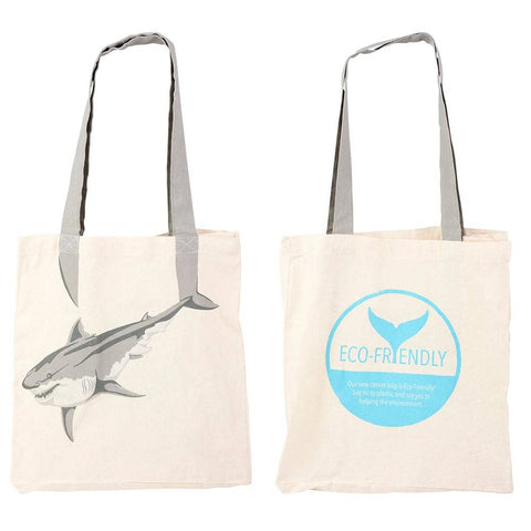 16" SHARK TAIL ECO-FRIENDLY CANVAS BAG LLB kids toys