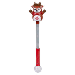 21" Light-Up Reindeer Magic Ball Wand - LLB Toys