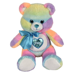 18" Cotton Candy Heart Bear - LLB Toys