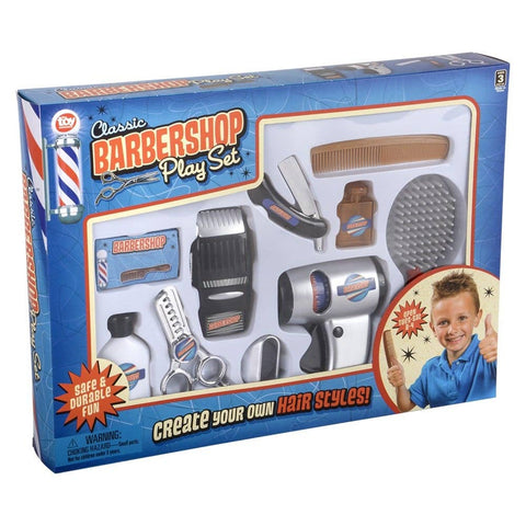 10pc Barber Role Play Set LLB Kids toys