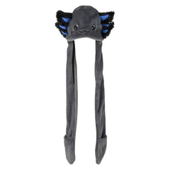 Black Axolotl Hoodie Hat 35"- LLB Toys