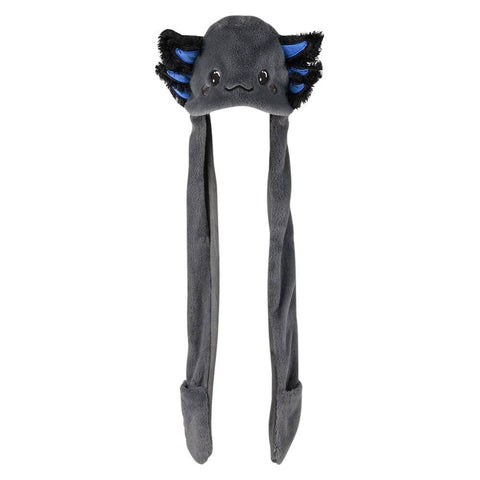 Black Axolotl Hoodie Hat 35"- LLB Toys