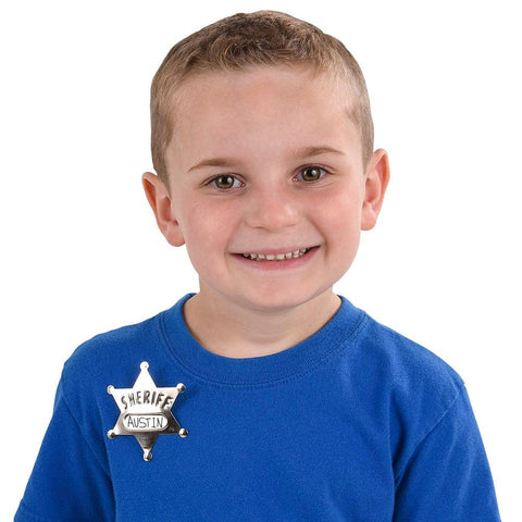 METAL SHERIFF BADGE LLB kids toys