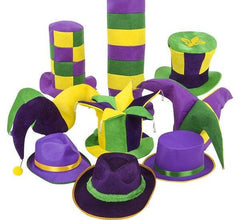 MARDI GRAS HAT ASSORTMENT - LLB Toys
