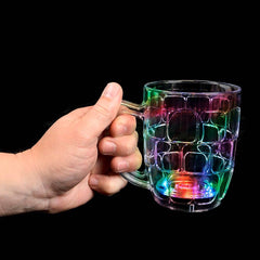 MULTI COLOR FLASH BEER MUG 16 OZ LLB kids toys