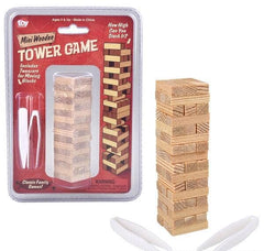 MINI TUMBLING TOWERS GAME 3.75" LLB Blocks -kids Baby