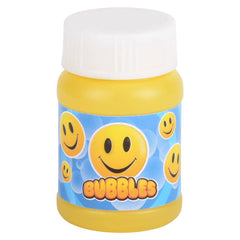 MINI SMILE FACE BUBBLE BOTTLE 1OZ LLB kids toys