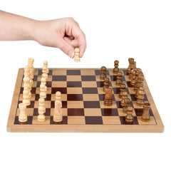 10" WOODEN CHESS SET