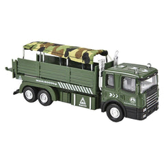6" Die-cast Pull Back Military Vehicles Llb Car - LLB Toys