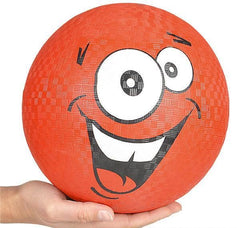SILLY FACE PLAYGROUND BALL (6PC/UN) LLB kids toys