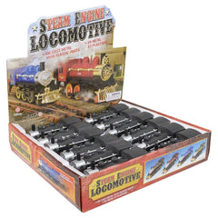 6.5" DIE-CAST PULL BACK LOCOMOTIVE LLB Car Toys