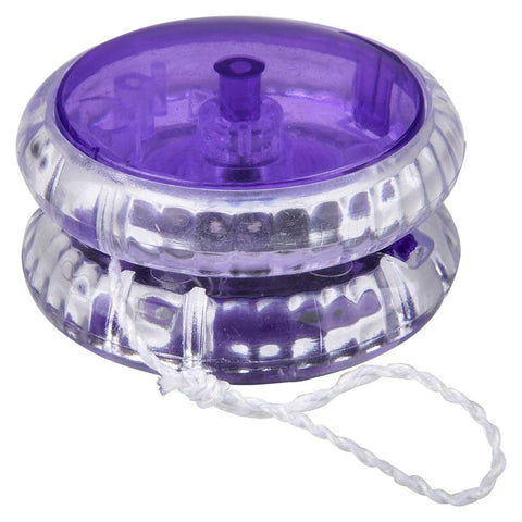 2.25" COLOR TINTED CRYSTAL YO-YO LLB kids toys