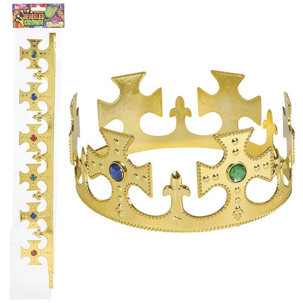 GOLD JEWELED CROWN LLB Hats & Accessories