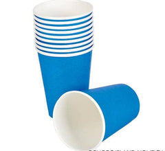 BLUE PAPER CUPS 9 oz 25 PCS/PK LLB kids toys