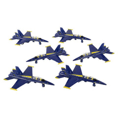 6.5" DIE-CAST PULL BACK F-18 BLUE ANGEL LLB Car Toys